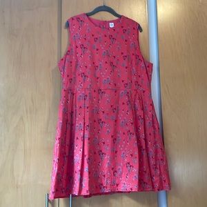Pink floral Gap summer dress, size 16